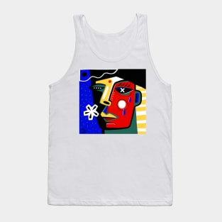 Art face Tank Top